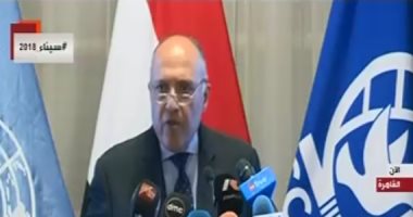 فيديو.. سامح شكرى: مصر سابع أكبر مساهم بقوات حفظ السلام الدولية