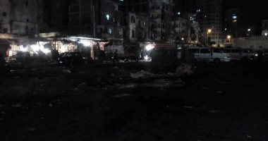 صور.. قارئ يطالب بإضاءة موقف سيارات الأجرة بالكيلو 21 فى الإسكندرية