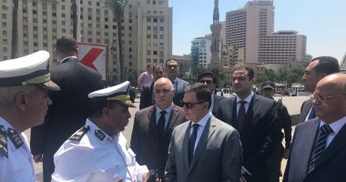 وزير الداخلية يتفقد ميدان التحرير فى الذكرى الخامسة لثورة 30 يونيو