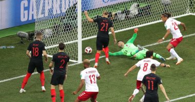 كأس العالم 2018.. كرواتيا تتعادل مع الدنمارك 1/1 بعد مرور 25 دقيقة