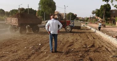 رئيس مدينة البياضية بالأقصر: رمى تربة طينية بالحديقة الجديدة بامتداد الشيخ الذهبى