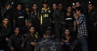 صور.. العثور على 12 طفلا ومدربهم بعد 9 أيام من الاختفاء داخل كهف بتايلاند