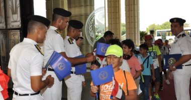 صور.. أكاديمية الشرطة تستقبل طلاب الجامعة الألمانية بالقاهرة