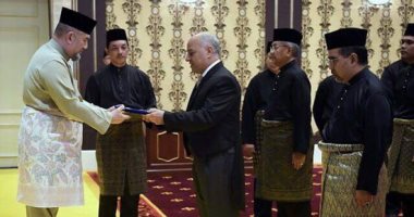 صور ملك ماليزيا يتسلم أوراق اعتماد السفير المصرى الجديد اليوم