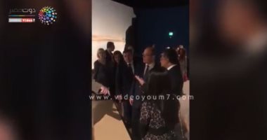 شاهد.. أمير موناكو ووزيرا السياحة والآثار فى افتتاح معرض "الكنوز الذهبية المصرية"