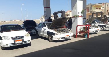 عودة محطات تموين السيارات بالغاز للعمل فى مدينة العريش