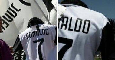 طرح قميص كريستيانو رونالدو مع يوفنتوس فى أسواق إيطاليا  "صور"