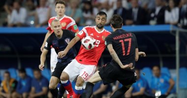 كأس العالم 2018.. 25 دقيقة سلبية بين روسيا وكرواتيا 
