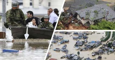 ارتفاع حصيلة ضحايا الأمطار الغزيرة فى اليابان لـ 148 شخصا