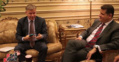 لجنة العلاقات الخارجية بالبرلمان تستقبل سفير كندا بالقاهرة - صور