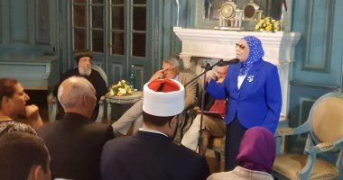  صور.. آمنة نصير: الحروب باسم الدين أكذوبة من أجل أطماع سياسية