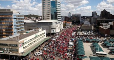 صور..مسيرة فى زيمبابوى للمطالبة بانتخابات حرة ونزيهة