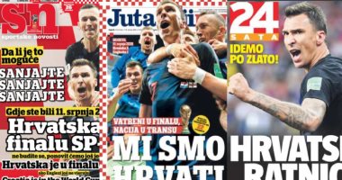 صحف كرواتيا بعد الصعود لنهائى كأس العالم: "أحضروا لنا الذهب"
