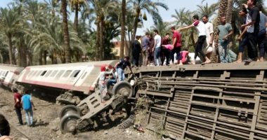 مصادر بالسكة الحديد: حادث قطار المرزايق وقع أثناء التحويل من سكة لأخرى