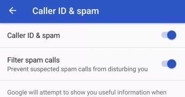 الآن يمكن لتطبيق Google Phone حجب المكالمات المزعجة تلقائيا