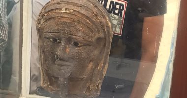 متحف كفر الشيخ يعرض قطعة أثرية جديدة" كارتوناج مذهب لشاب"