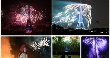 احتفالات مبهرة فى العيد الوطنى لفرنسا بمحيط برج إيفل