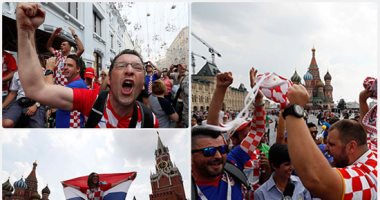 جماهير فرنسا وكرواتيا تغزو موسكو قبل نهائى كأس العالم