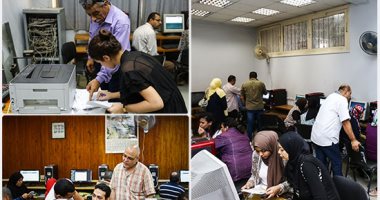 إقبال كبير من طلاب الدبلومات الفنية على معامل التنسيق بجامعة القاهرة