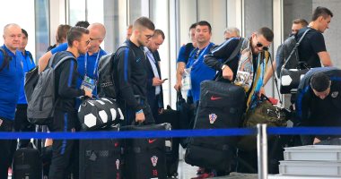 صور..منتخب كرواتيا يغادر روسيا بعد خسارته فى نهائى كأس العالم