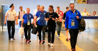 منتخب كرواتيا يغادر روسيا بعد تتويجه وصيفا لكأس العالم 