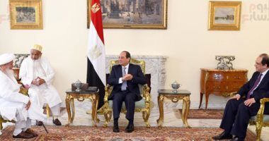 سلطان البهرة يشيد بالتعاون مع مصر فى خدمة آل البيت ويشكر الرئيس السيسى 