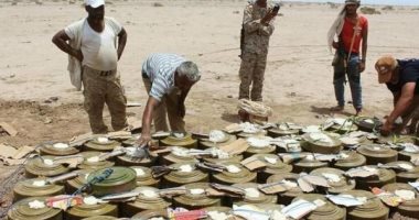 فيديو.. الجيش اليمنى ينزع مئات الألغام الحوثية فى الجوف