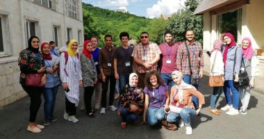 الوفد الثانى عشر من طلاب جامعة أسيوط يصل روسيا لقضاء فترة دراسية