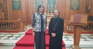 وزيرة الهجرة تلتقى الأنبا أنجيلوس أسقف عام إنجلترا للكنيسة القبطية الأرثوذكسية
