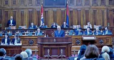 نص كلمة رئيس مجلس النواب فى أول خطاب أمام الجمعية الوطنية الصربية
