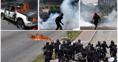 تواصل الاشتباكات وأعمال العنف فى هندوراس احتجاجا على ارتفاع الأسعار