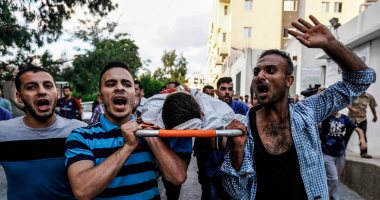 صور.. شهداء ومصابون فى القصف الإسرائيلى لقطاع غزة