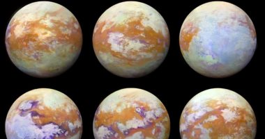 ناسا تكشف عن أوضح صور لأكبر أقمار كوكب زحل "تيتان" منذ 13 عاما