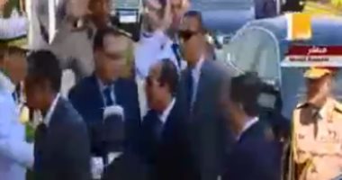 فيديو.. الرئيس السيسي يصل أكاديمية الشرطة لحضور حفل تخرج دفعة جديدة من الطلاب