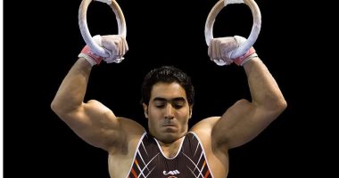 علي زهران ينهي منافسات الحلق فى بطولة العالم للجمباز الفنى فى المركز 11 