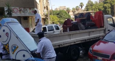صور.. مدير أمن القاهرة يقود حملة لإزالة الإشغالات بميادين العاصمة