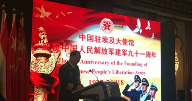 السفارة الصينية تحتفل بالذكرى الـ91 لتأسيس جيش التحرير الشعبى الصينى