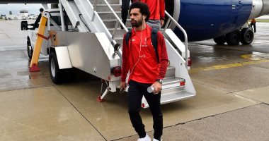 محمد صلاح يصل مع ليفربول إلى ميتشيجان قبل مواجهة مانشستر يونايتد.. صور 