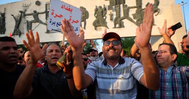 صور.. تجدد المظاهرات العراقية فى بغداد للمطالبة بإنهاء الفساد