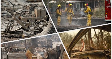 رجال الإطفاء تكافح حرائق غابات كاليفورنيا وآلاف السكان يفرون
