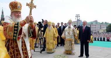 بوتين يشارك فى احتفالات الذكرى الـ1030 لمعمودية روس القديمة - صور