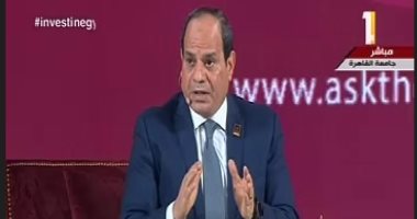 الرئيس يتحدث عن تحديات الدولة المصرية: قلت لكم قبل الترشح معايا العسل والسكر