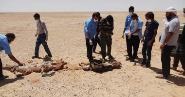 صور.. السلطات الليبية تعثر على جثث 3 مواطنين مصريين فى صحراء الجغبوب