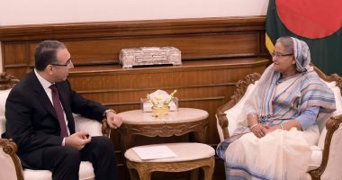 رئيسة وزراء بنجلاديش تعرب عن تقديرها لمصر خلال استقبال السفير المصرى