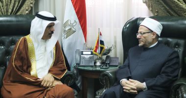 مفتى الجمهورية يستقبل وزير التعليم البحرينى لبحث تعزيز التعاون
