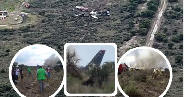 تحطم طائرة ركاب تقل 101 شخص فى المكسيك