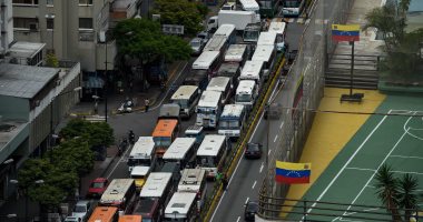 صور.. مظاهرة لسائقى الشاحنات فى اليوم الأول من إحصاء الآليات فى فنزويلا