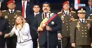 ننشر فيديو لحظة الهجوم على الرئيس الفنزويلى مادورو فى كراكاس
