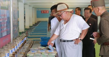 صور.. جولة تفقدية لزعيم كوريا الشمالية للمشاريع الاقتصادية فى بلاده