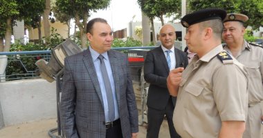مدير أمن المنوفية يتفقد معسكر قوات الأمن بقويسنا 